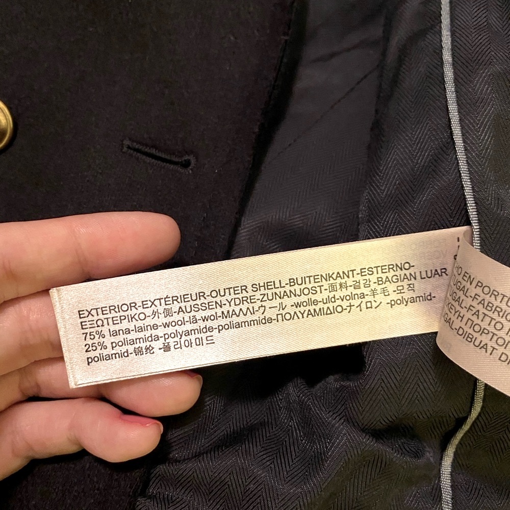 Massimo Dutti double breasted peacoat - like new! - Picture 6 of 9